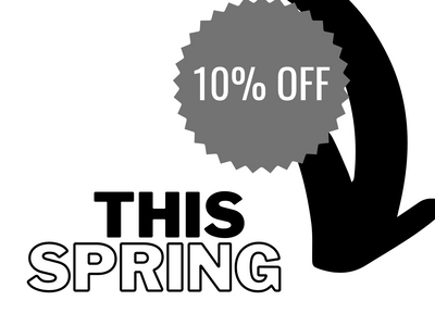 10% off this spring.